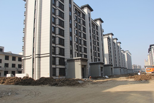 鞍山某小区楼房地基沉降